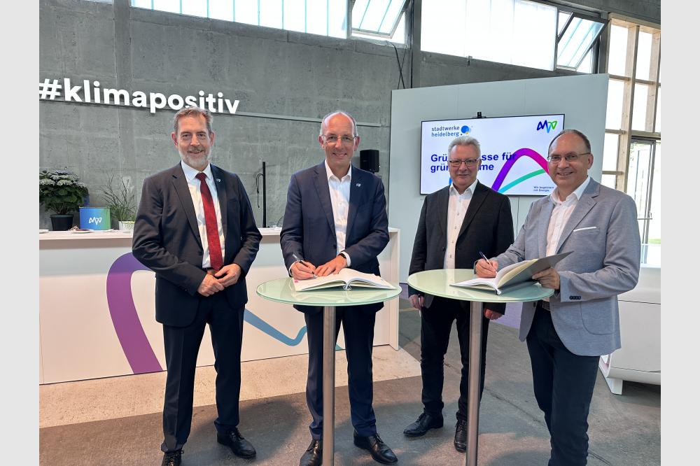 Stadtwerke Heidelberg und Mannheimer MVV intensivieren langfristige Zusammenarbeit im Bereich Wärme